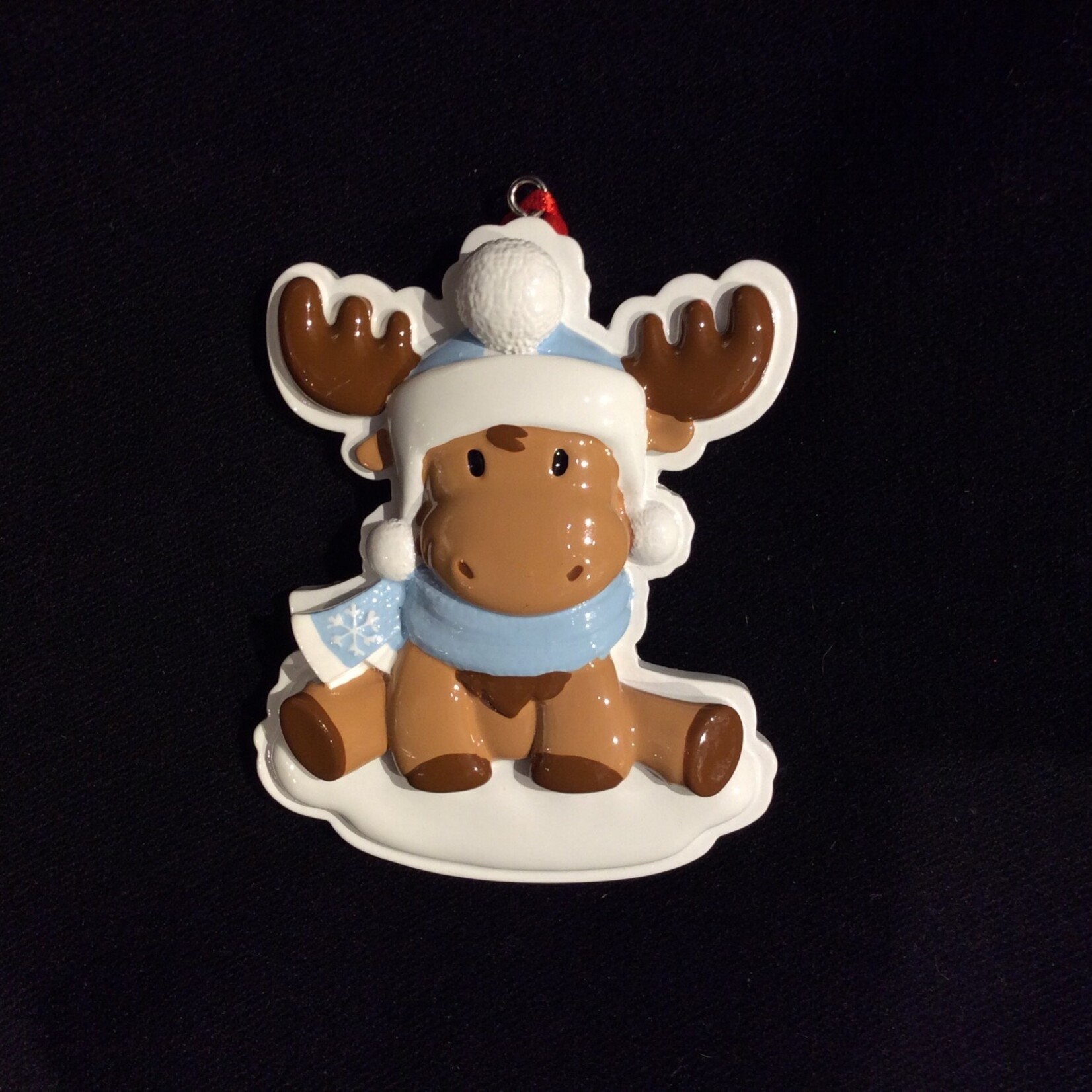 Moose Baby Orn - Blue