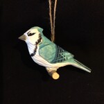 Carved Blue Jay Orn