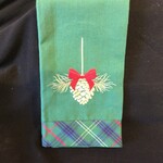 Pine Cone Plaid Tea Towel