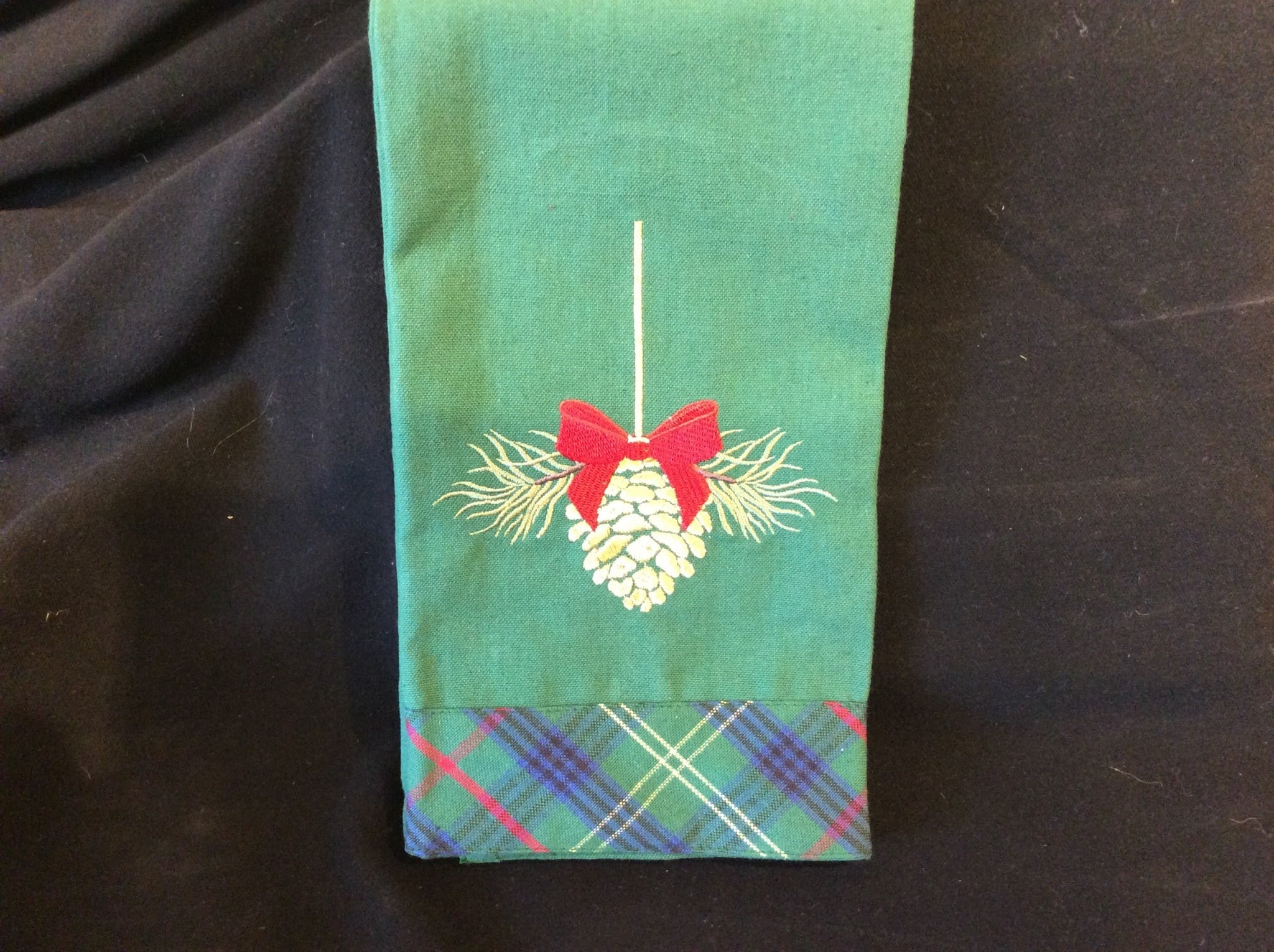 Winter Pine Monogram Towel - New main image 0