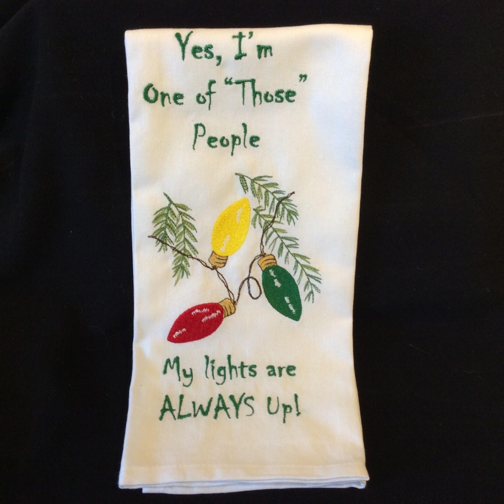 Holiday Lights Tea Towel