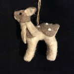 Felted Baby Deer Orn