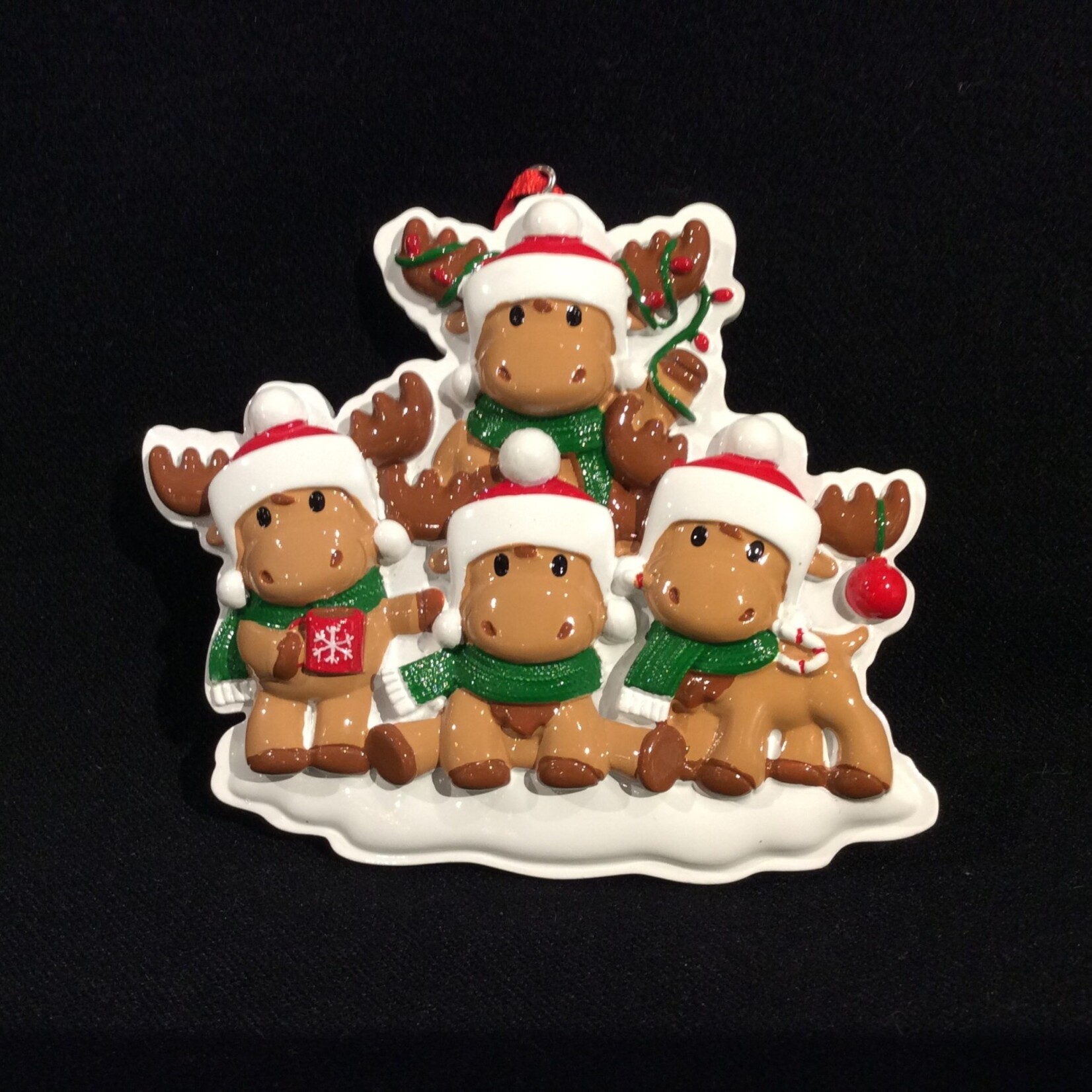Cutesy Moose Family - 4