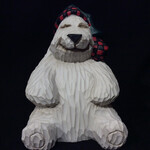 5" Carved Sitting Polar Bear