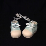 *Porcelain Baby Shoes - Blue