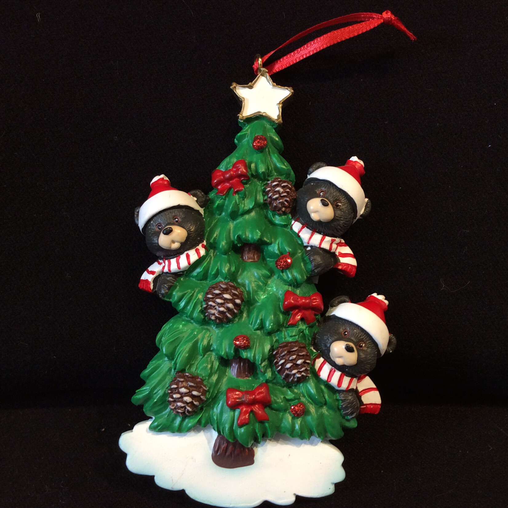 Bear Tree  Orn - 3