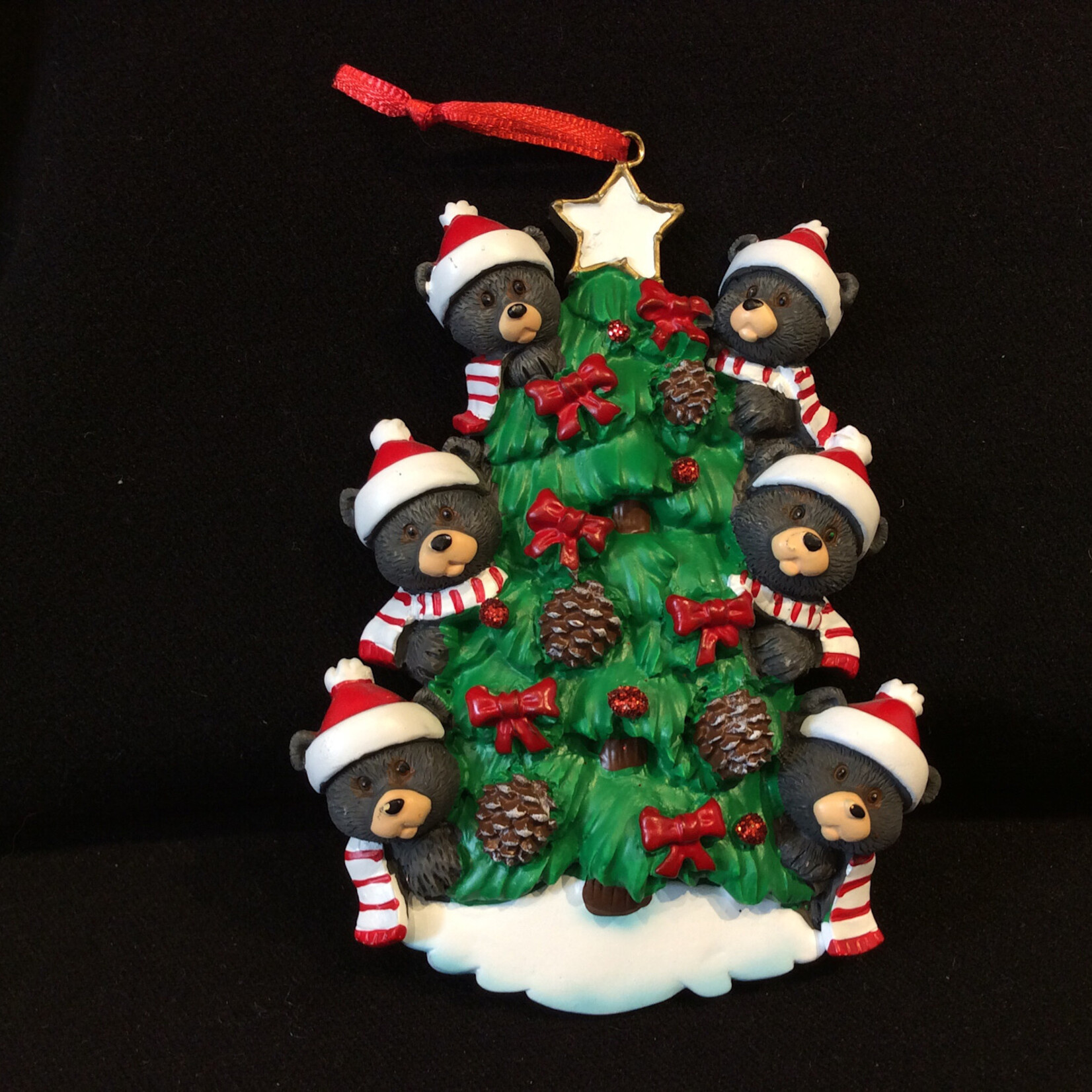 Bear Tree Orn - 6