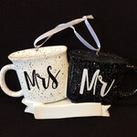 Mrs & Mr Coffee Mugs Orn