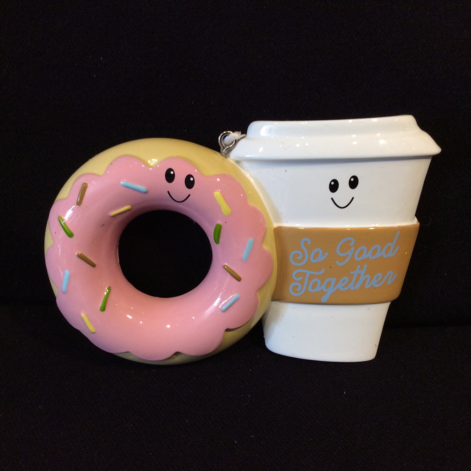 Personalized Coffee & Donut Orn