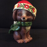 Jim Shore - 3.5" Christmas Puppy Figurine