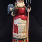 Jim Shore - 9" Santa w/Farm Scene