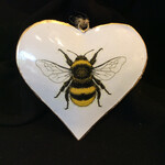 Bee Heart Ornament