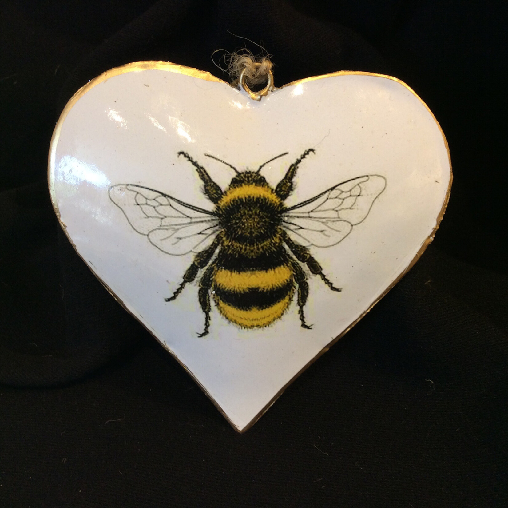 Bee Heart Ornament