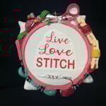 Live, Love, Stitch Orn