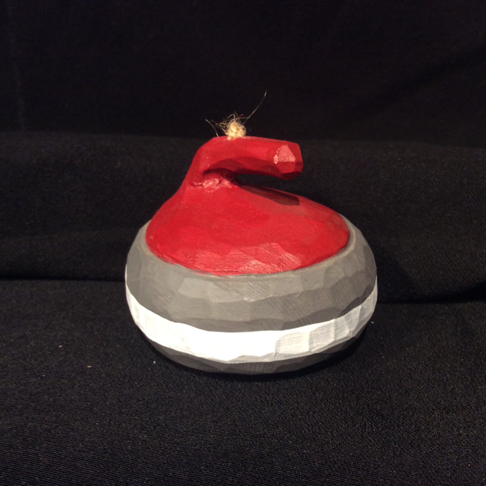 Wood Curling Rock