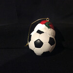 Soccer Ball w/Santa Hat