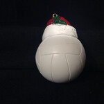 Volleyball w/Santa Hat Orn