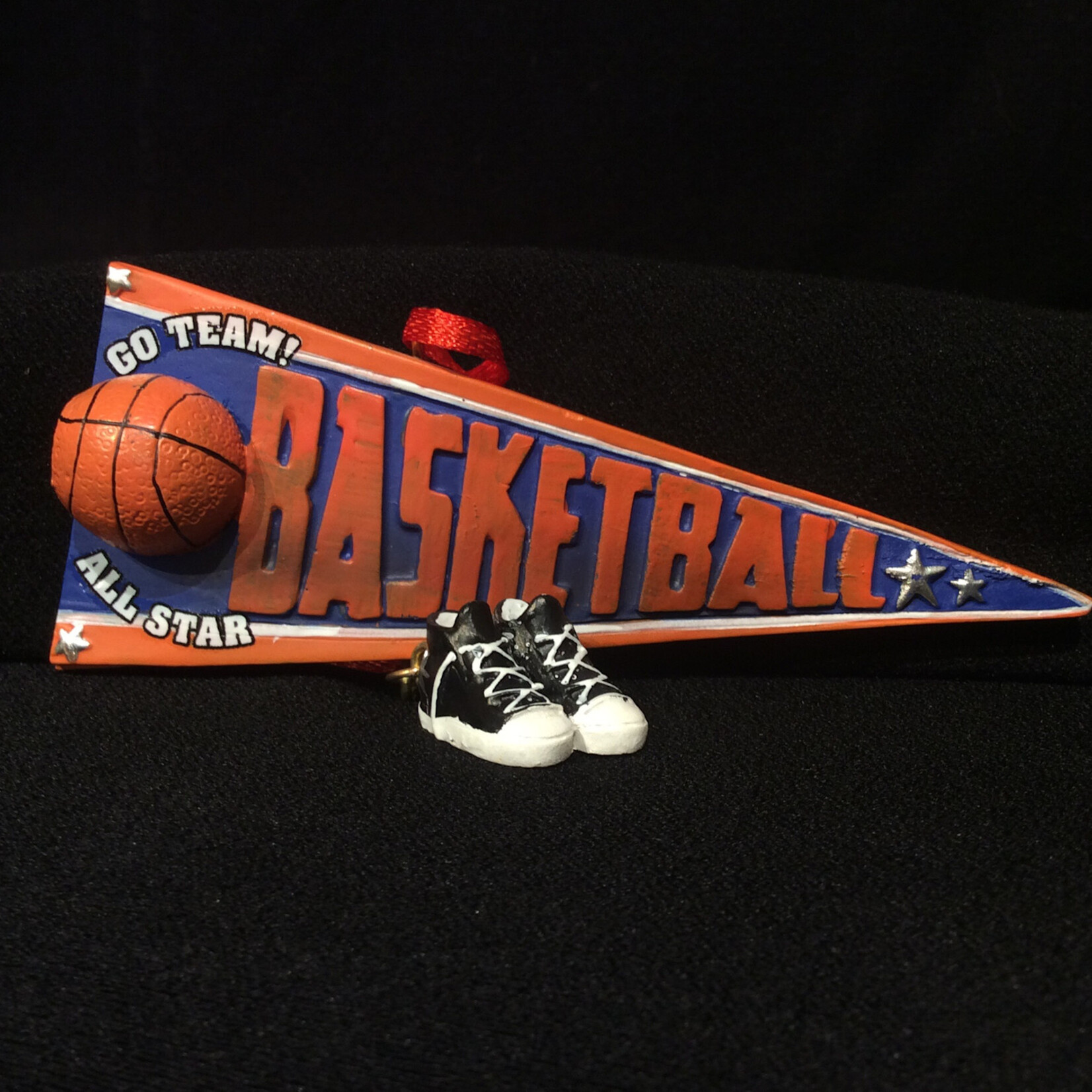 Basketball Pennant Orn