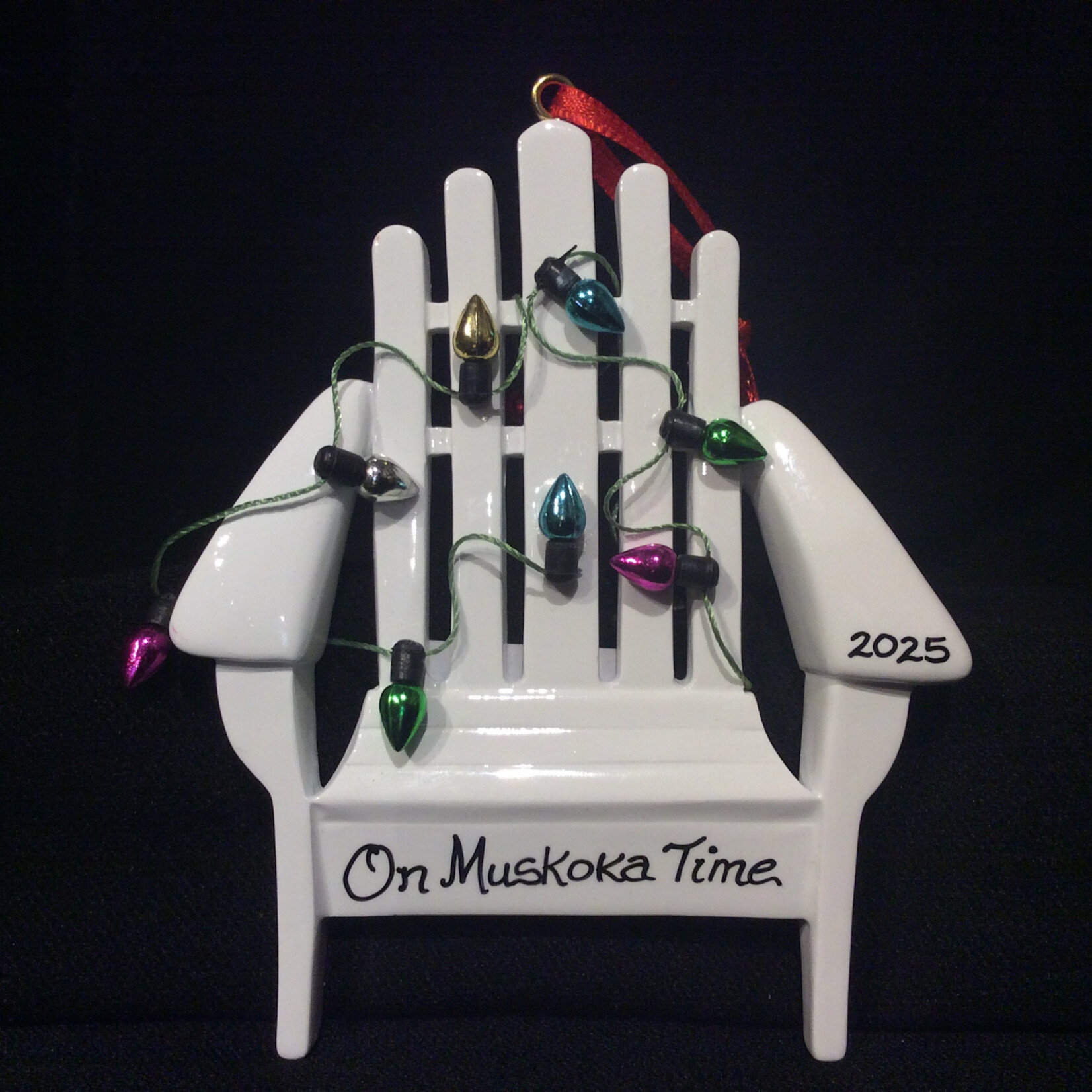 Muskoka Chair w/Lights Orn