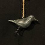 **Carved Crow Ornament