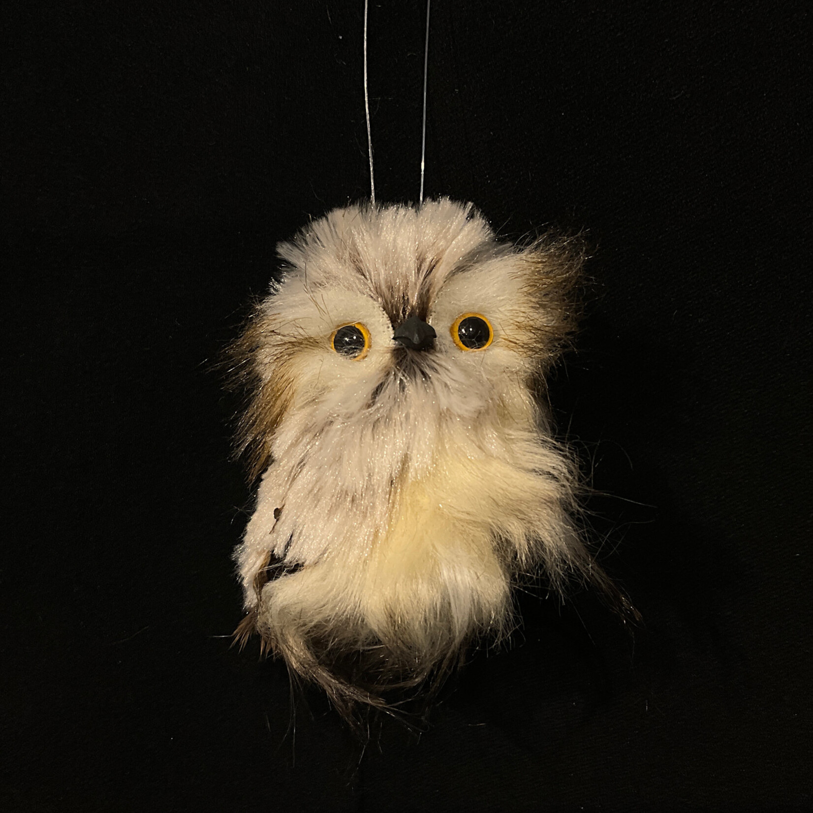 **Brown/Cream Owl Orn.  2A