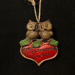 Owl Couple First Christmas