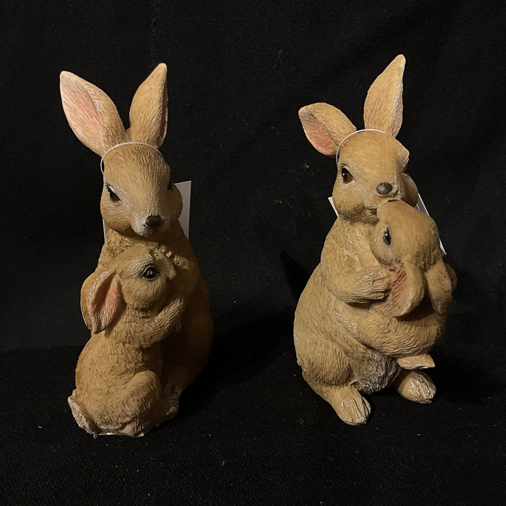 **Rabbit Mom & Baby Figurine 2A