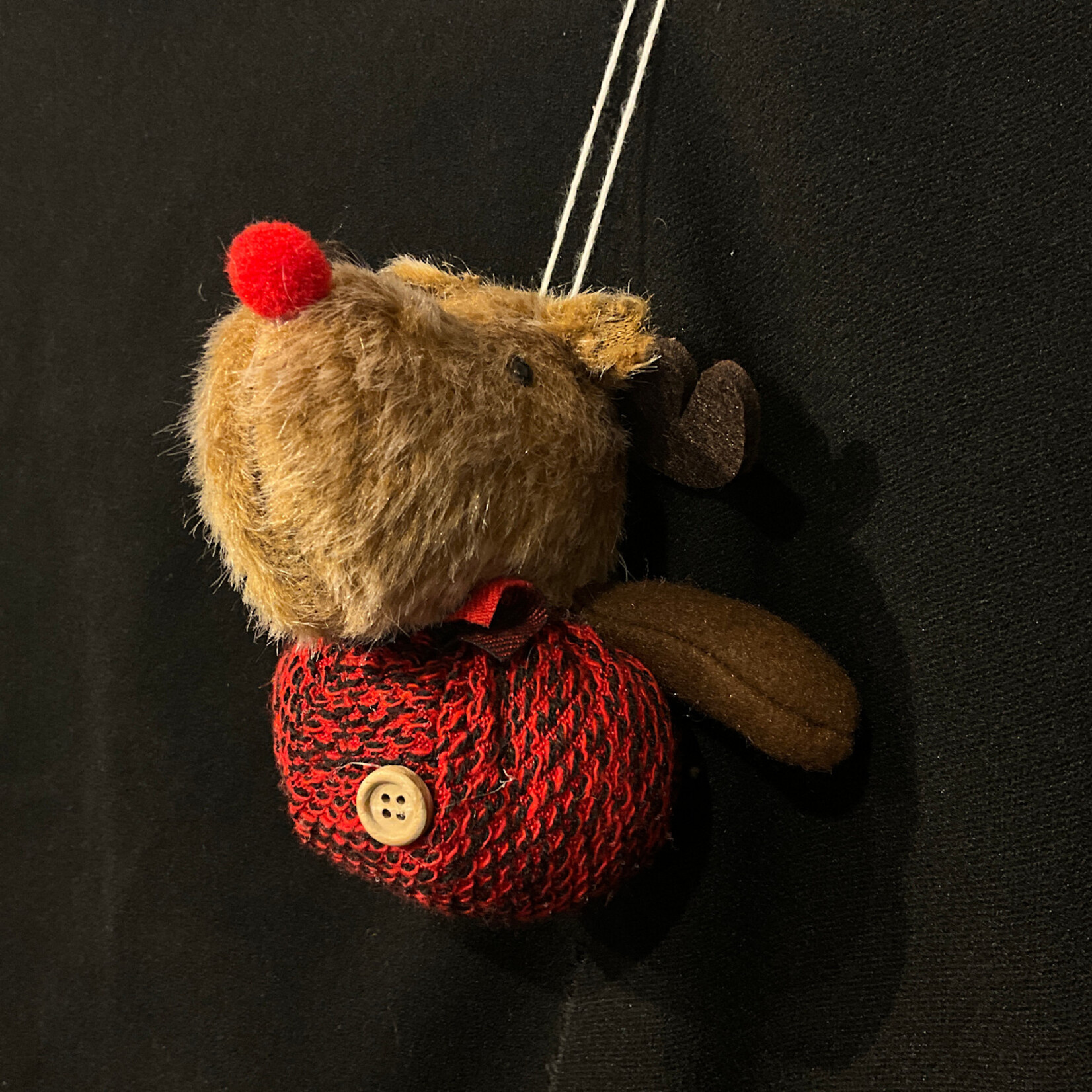 **Soft Moose Ornament 2A