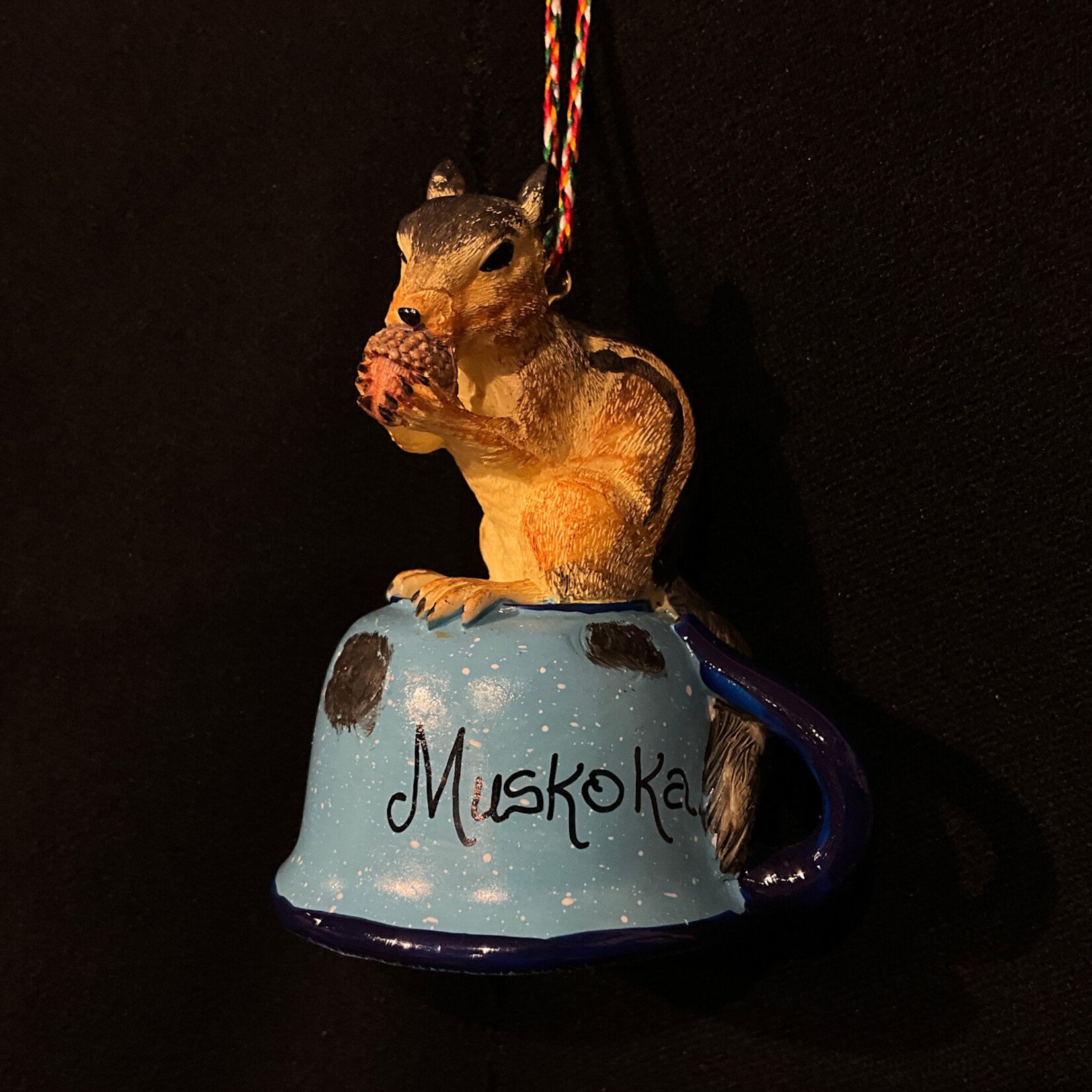 **Chipmunk & Cup Ornament