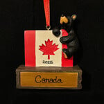 Canada Flag Bearer Orn