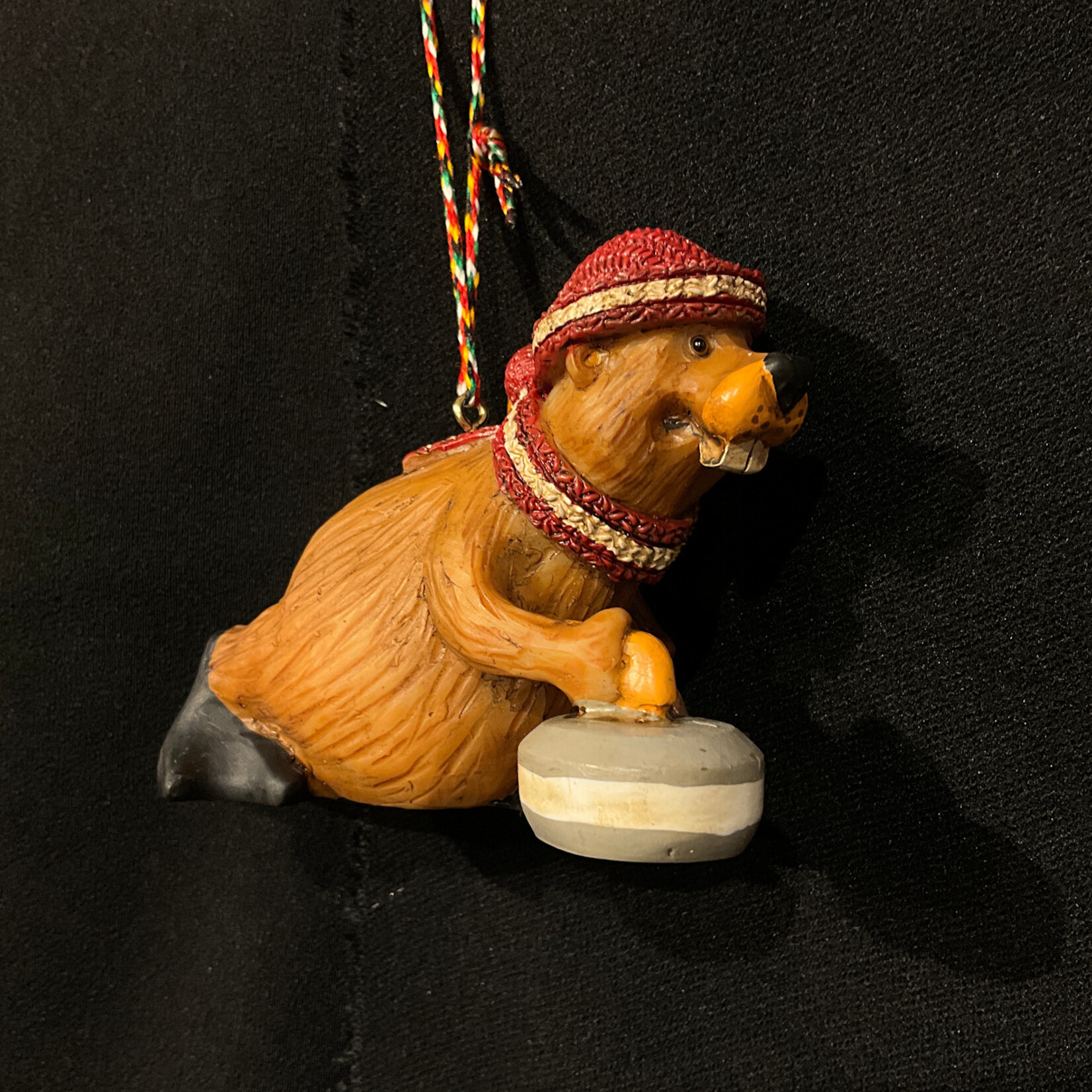 * Buddy the Beaver Orn - Curling