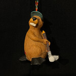* Buddy the Beaver Golfing Orn