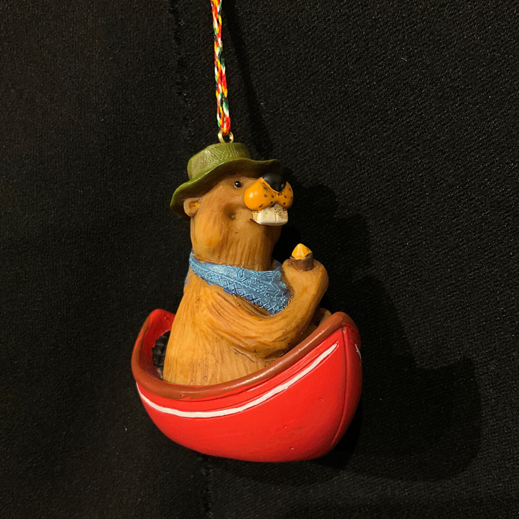 Buddy the Beaver Orn - Paddling