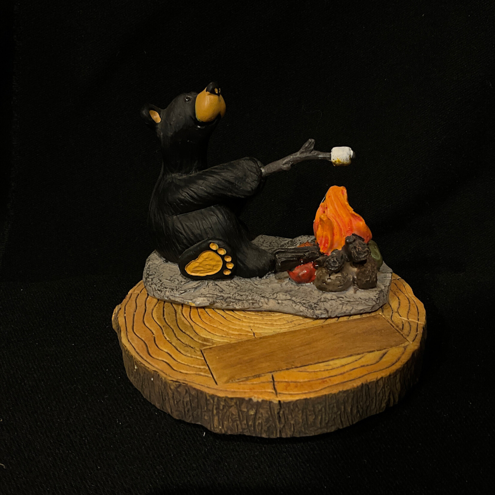 Bear at Campfire Figurine (No Box)
