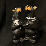 5.25" Bear Wedding Couple Figurine