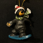 **Bear Snowboarder Ornament