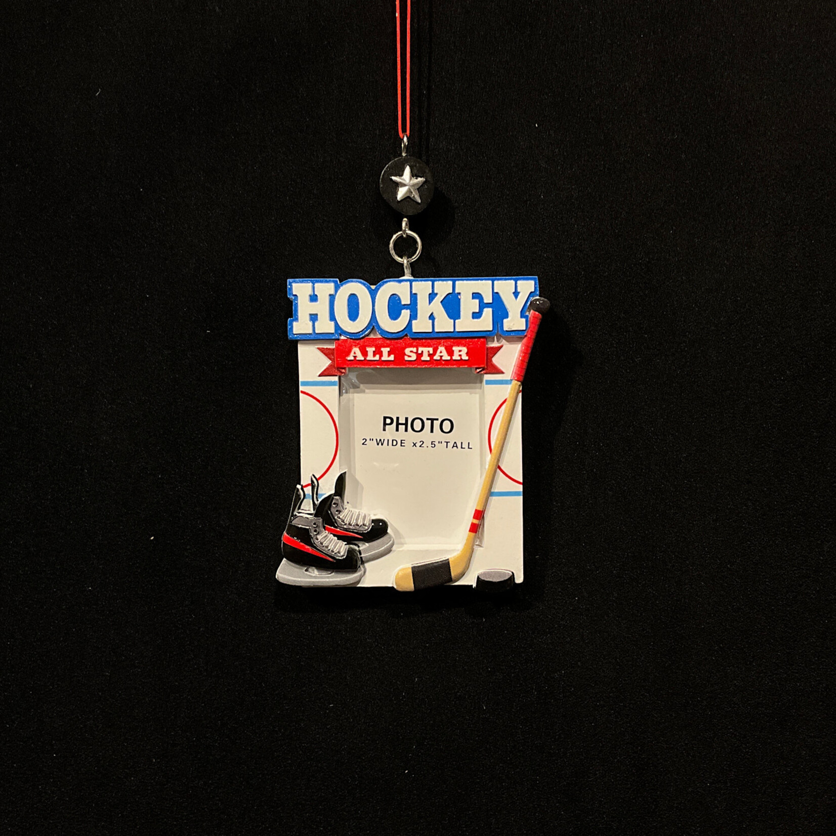 Hockey Photo Frame Orn