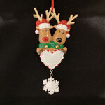 Red Nosed Reindeer Couple Orn