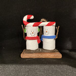S'Mores Candy Cane Orn