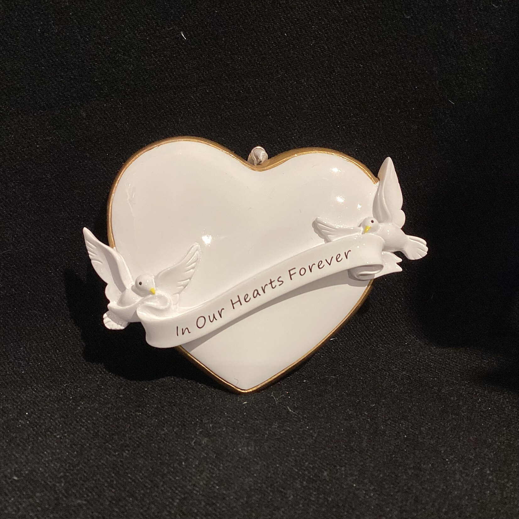In Our Hearts Forever Orn (2 Doves)