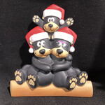 Black Bears On Log TT - 3