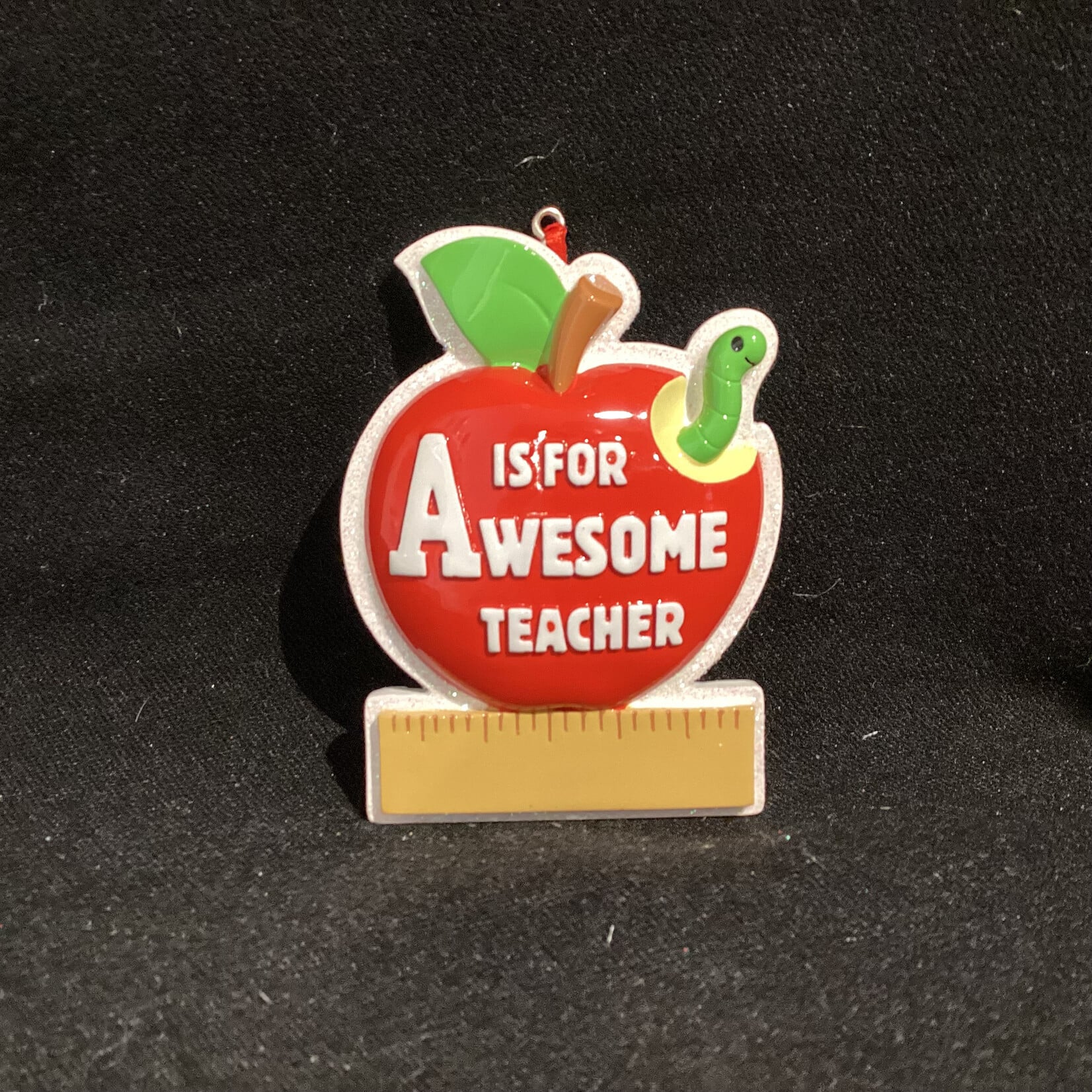 A is for Awesome Teacher Orn