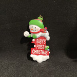 Baby's First Christmas Snowman
