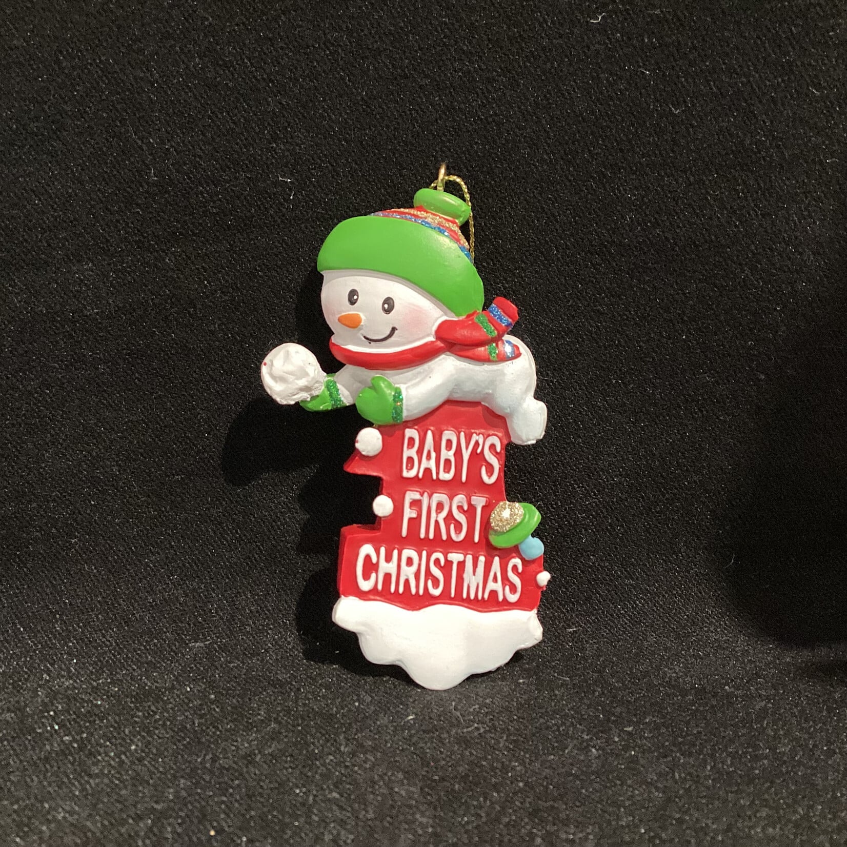 Baby's First Christmas Snowman