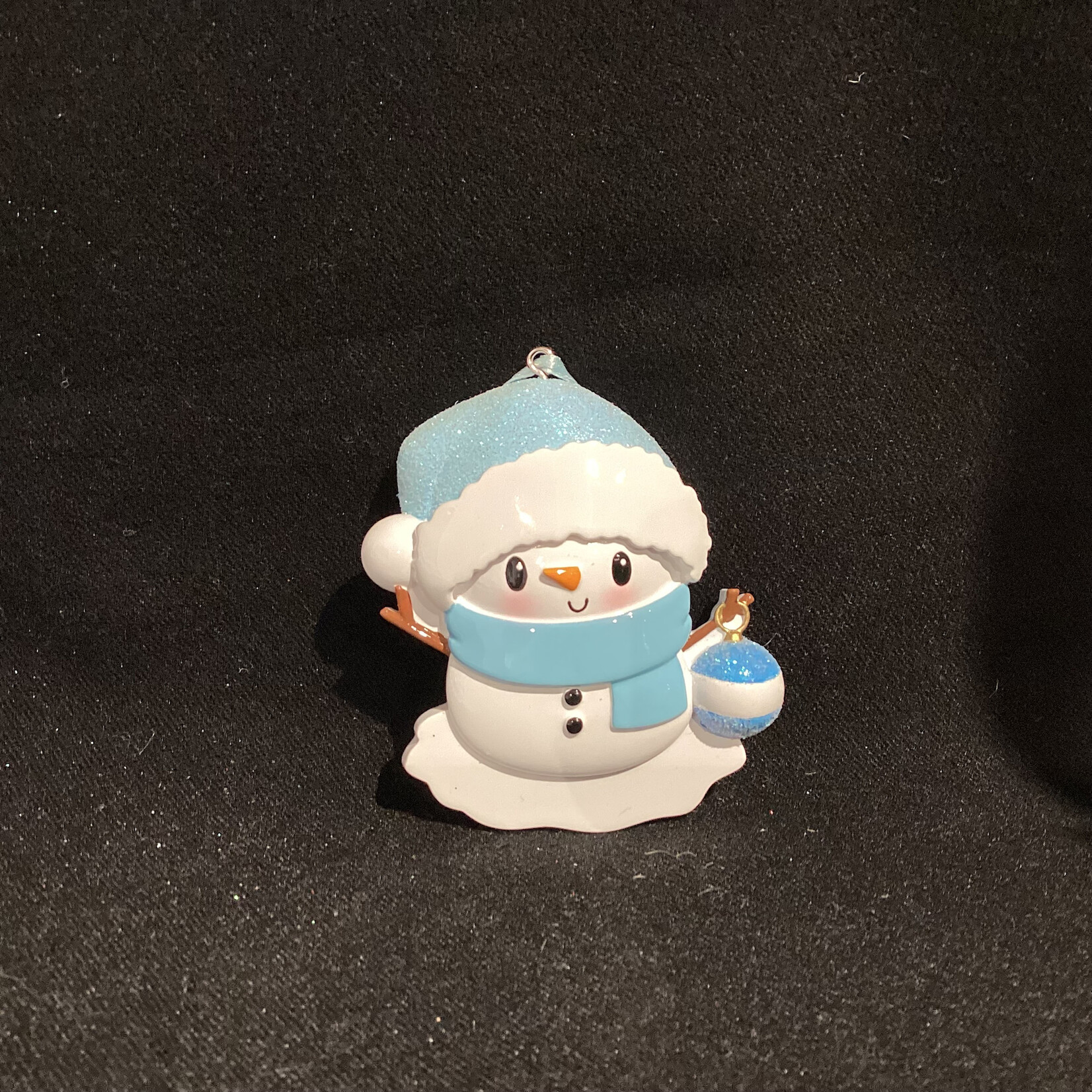 Baby Snowman Orn - Blue