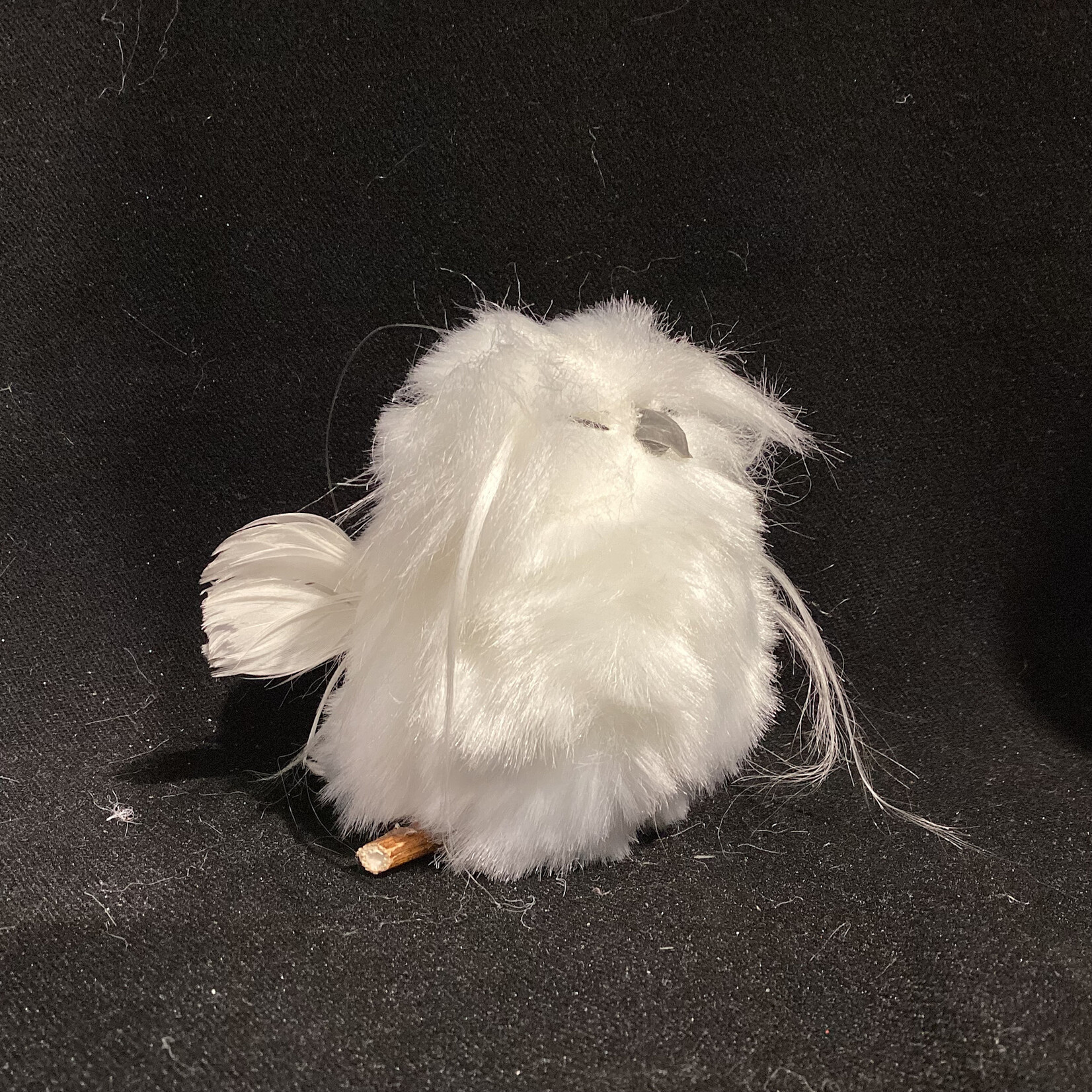 **White Owl on Stick Orn