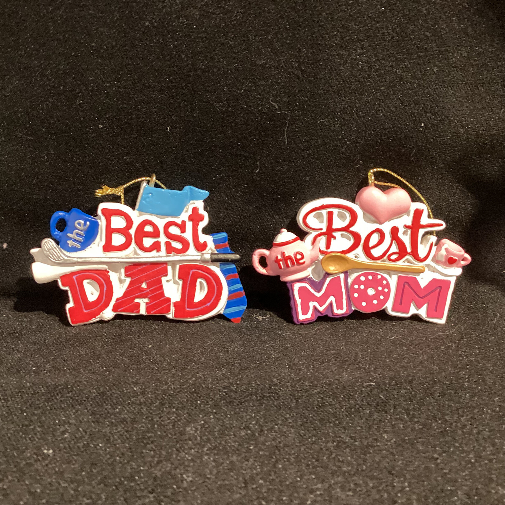 * Best Mom/Dad Orn 2A