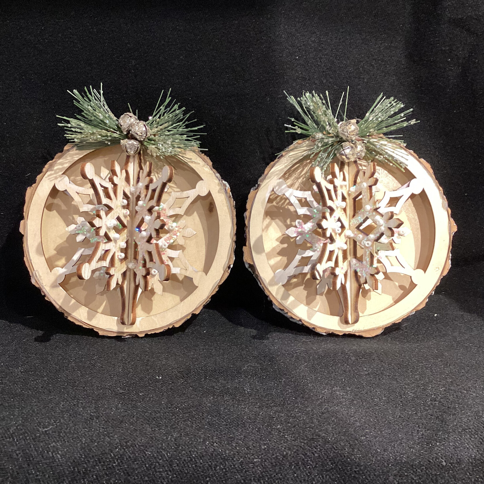 **Snowflake Disk Ornament 2A