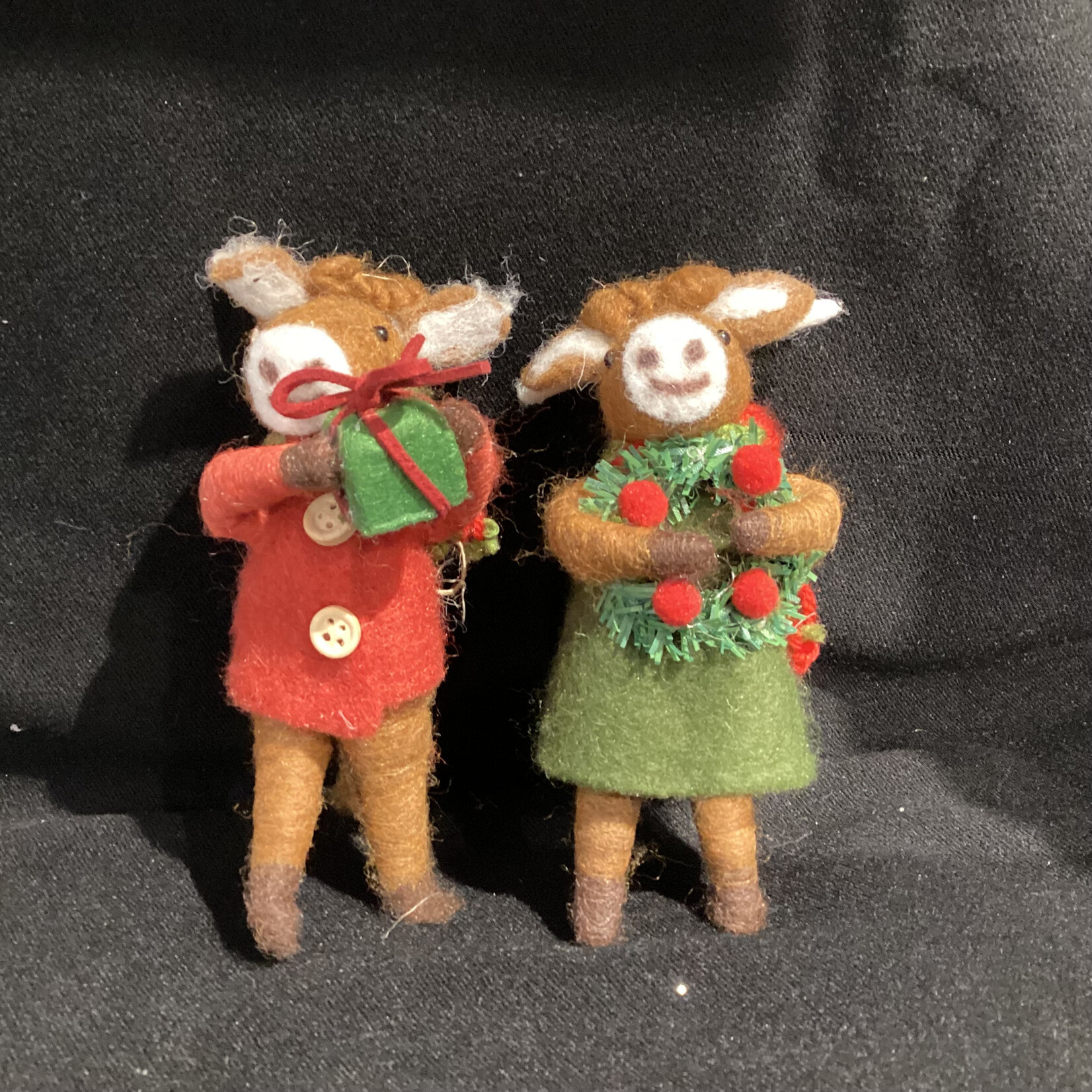 Felt Highland Cow Orn 2A