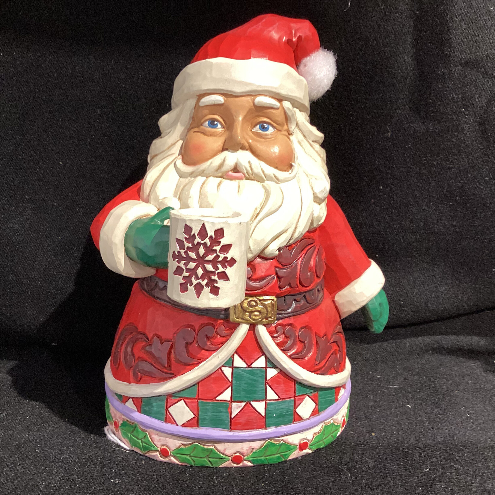 Jim Shore - 7" Santa w/Hot Cocoa Figurine